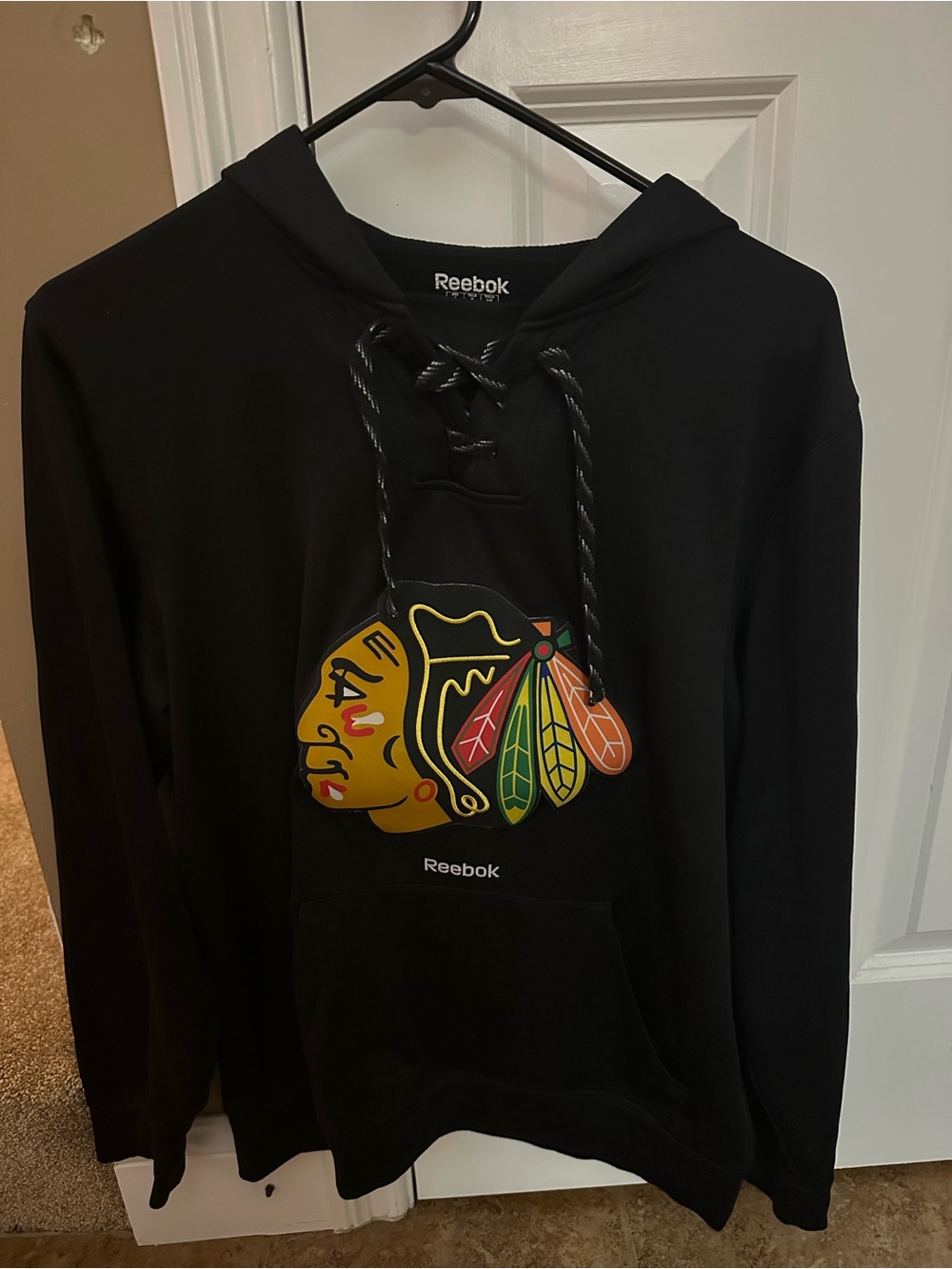 Reebok Chicago Blackhawks Crewneck Hoodie